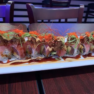 Red Sox roll - pretty and tasty