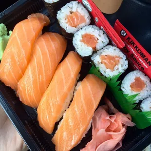Salmon Box ($6.95) @ Rainbow Sushi