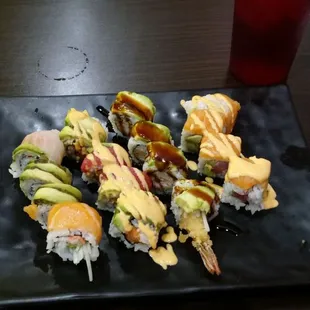 food, sashimi, sushi and sashimi, sushi