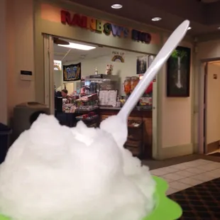 Haupia/wedding cake shaved ice