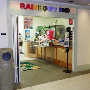 Rainbow's End snack shop on the street level of the former Paradise Park.