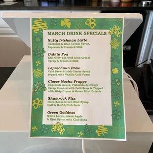 March specials!