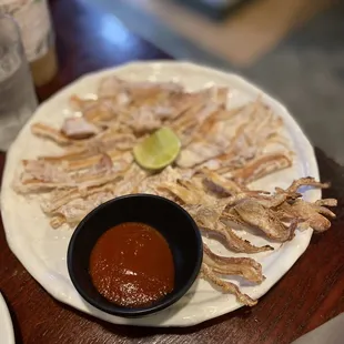 Dried grilled squid