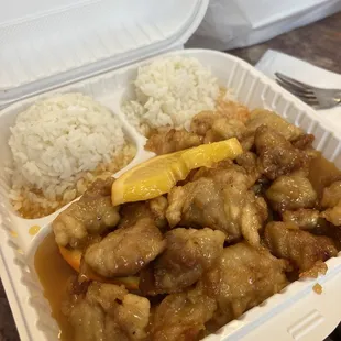 Orange chicken