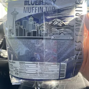 blueberry muffin top packaging