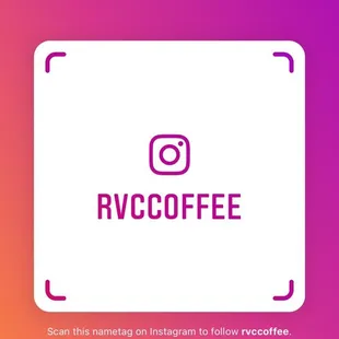 a square frame with the word rvcoffe on it