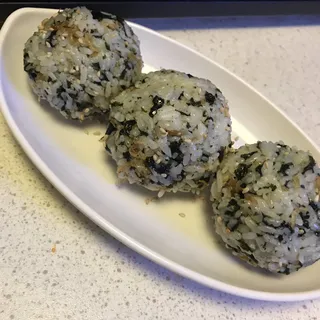 Anchovy Rice Balls (3pc)