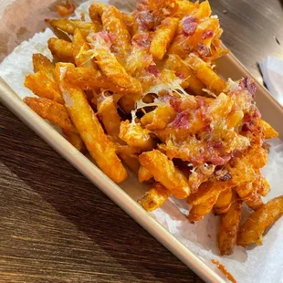 Bacon cheese fries