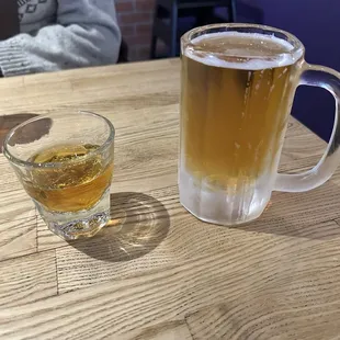 The Old Pub Pilsner n Jim Bean