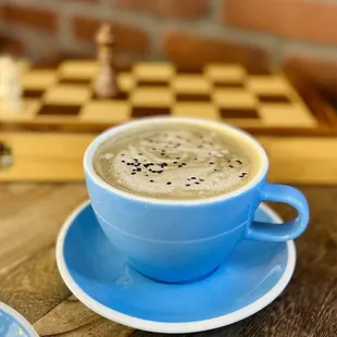 Black sesame latte