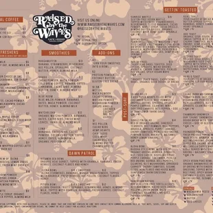 Menu as of 11/27/2024