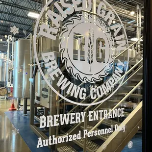 Entrance to the brewery