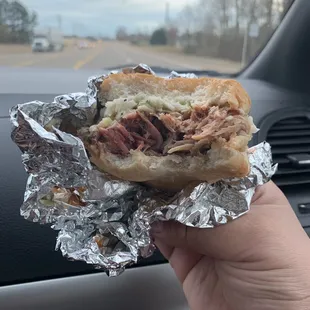 Jumbo pulled pork sandwich (so good!!)