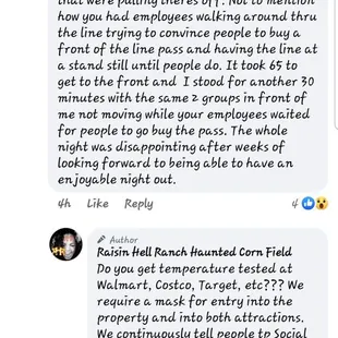 Pictures of the post on Facebook