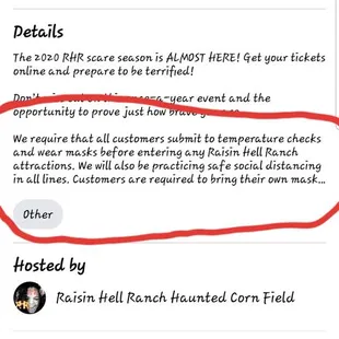 Picture of the post on Facebook