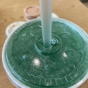 Green lemonade for St. Patrick&apos;s day!