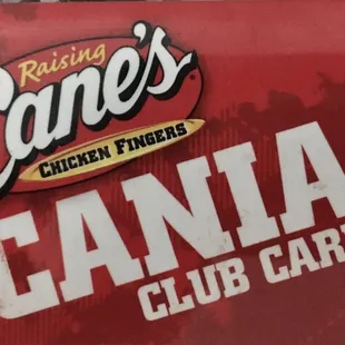 Be sure to pick up a Caniac club card during your next visit!