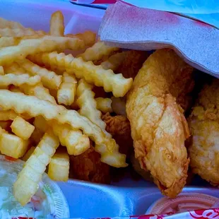 fish and chips, fish, food, seafood