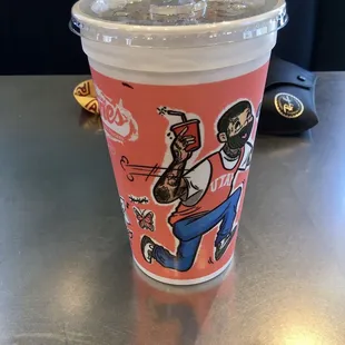 Limited edition Cane&apos;s X Post Malone cup