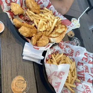 Combo and extra fries