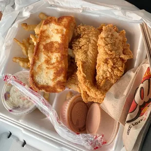 fish and chips, food