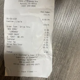 As you can see, I asked for two extra toast