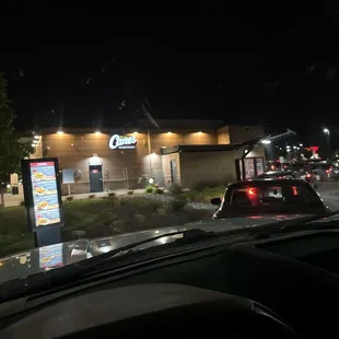 sushi and sashimi, outside