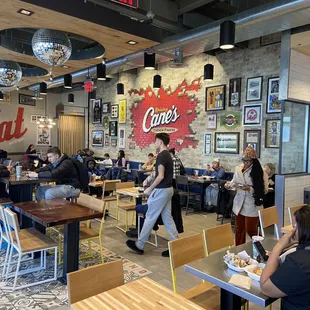 people eating in a restaurant