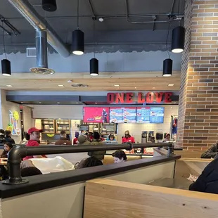 interior, sushi and sashimi