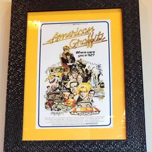 A tribute to Modesto with American Graffiti poster! I just saw it for the 1st time last Friday. :)