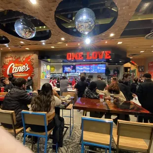 Interior of the business