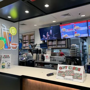 sushi and sashimi, interior