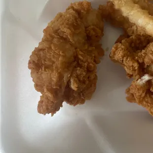 chicken wings and fried chicken, food
