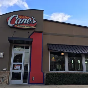 Front of building. Feels very nice and new on the inside.