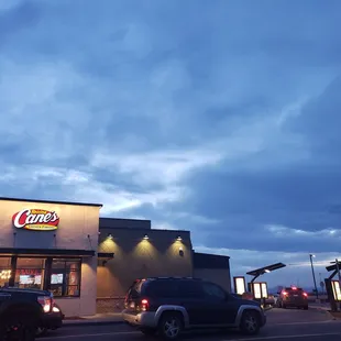 Quick Chick on our way home from airport.