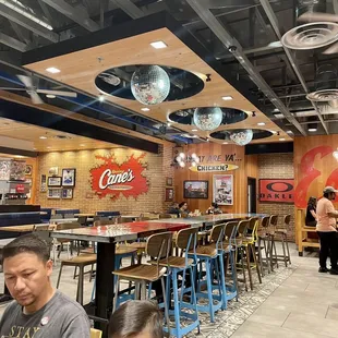 customers in a restaurant