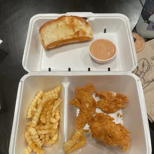 3 piece meal looks like a kids meal