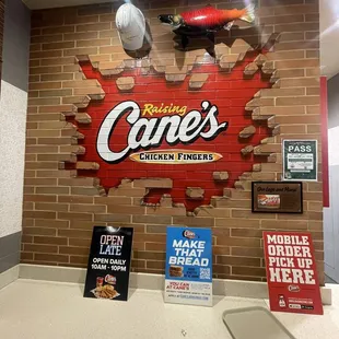 Waiting area for order