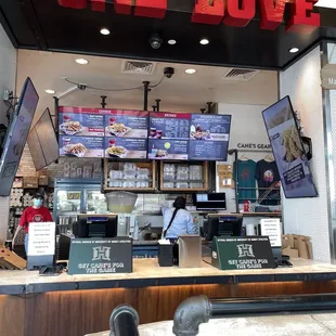 sushi and sashimi, interior