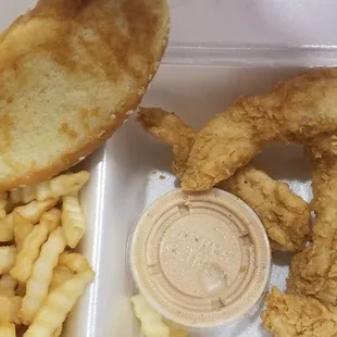 Tiny chicken tenders..