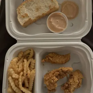 Three piece chicken