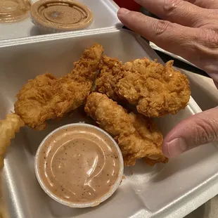 These look more like nuggets than tenders.