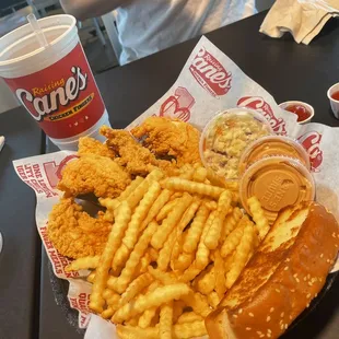 The Caniac Combo - 6 Chicken Fingers and lemonade