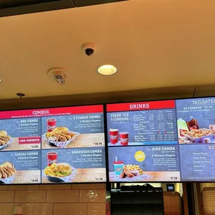 menus and prices