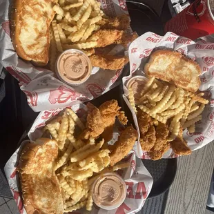 3 of the "The 3 Finger Combo - 3 Chicken Fingers"