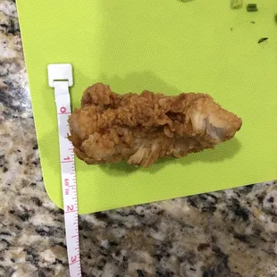 Full of bread crumbs