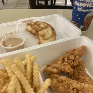 Fresh HOT CHICKEN from Raising Cane