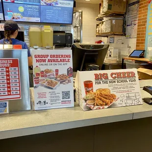 sushi and sashimi, interior