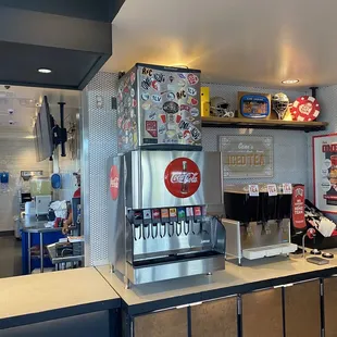 Soda Machine and Sweet Tea