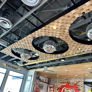 Nicely decorated interior.